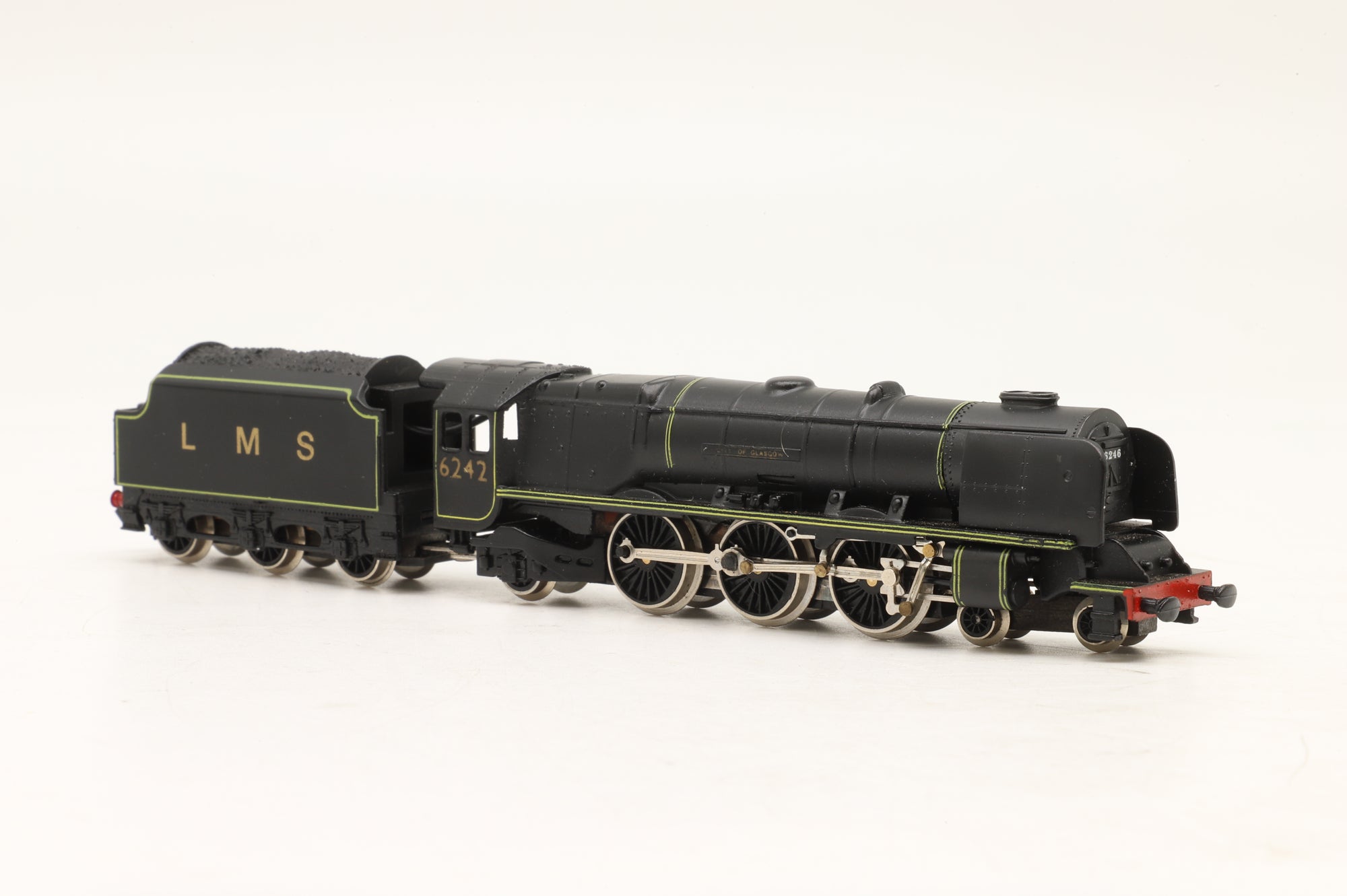 Graham Farish N Princess Coronation Class 6242 'City of Glasgow' in Lined LMS Black