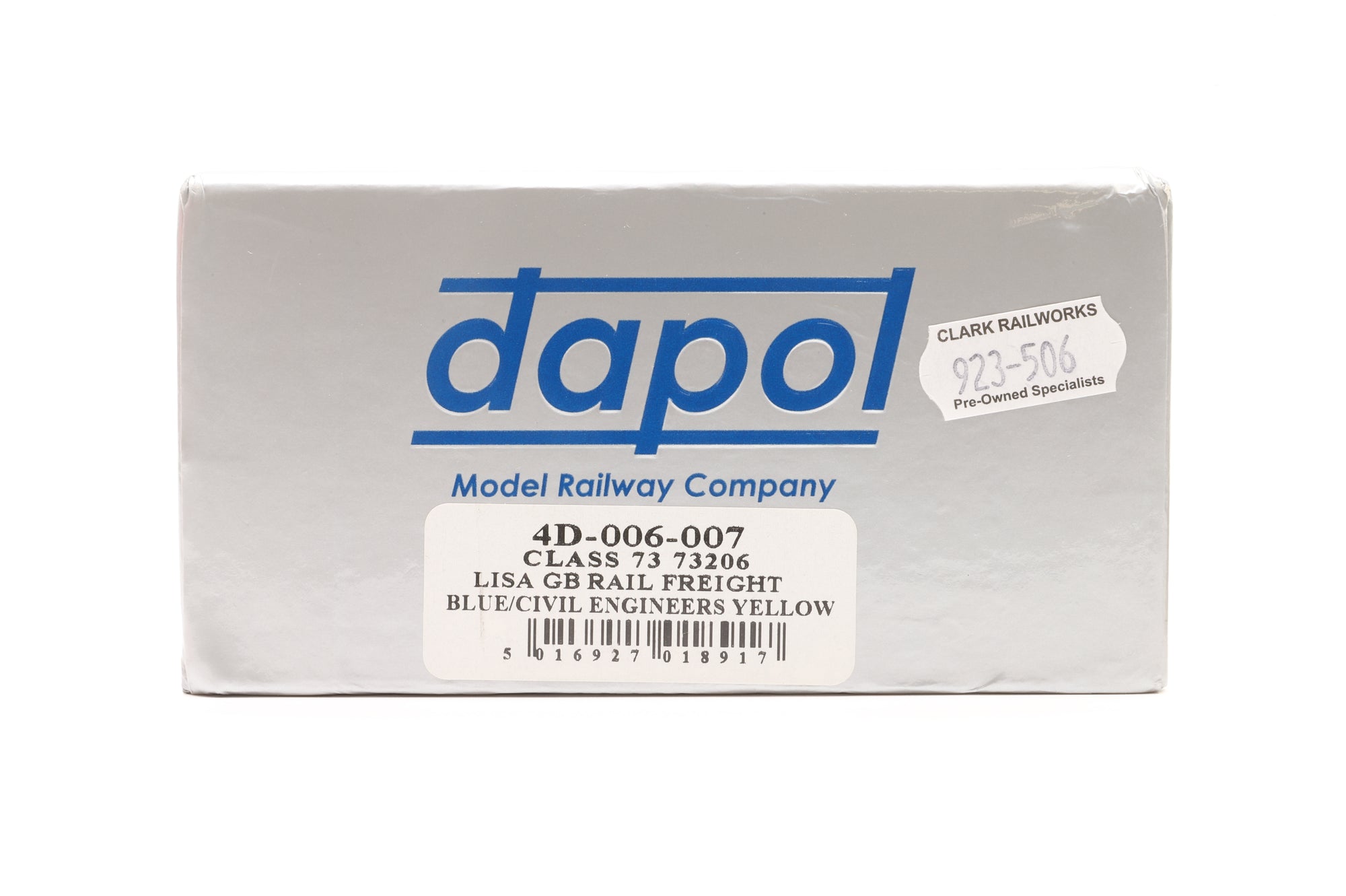 Dapol OO 4D-006-007 Class 73 '73206' 'Lisa' GB Rail Freight