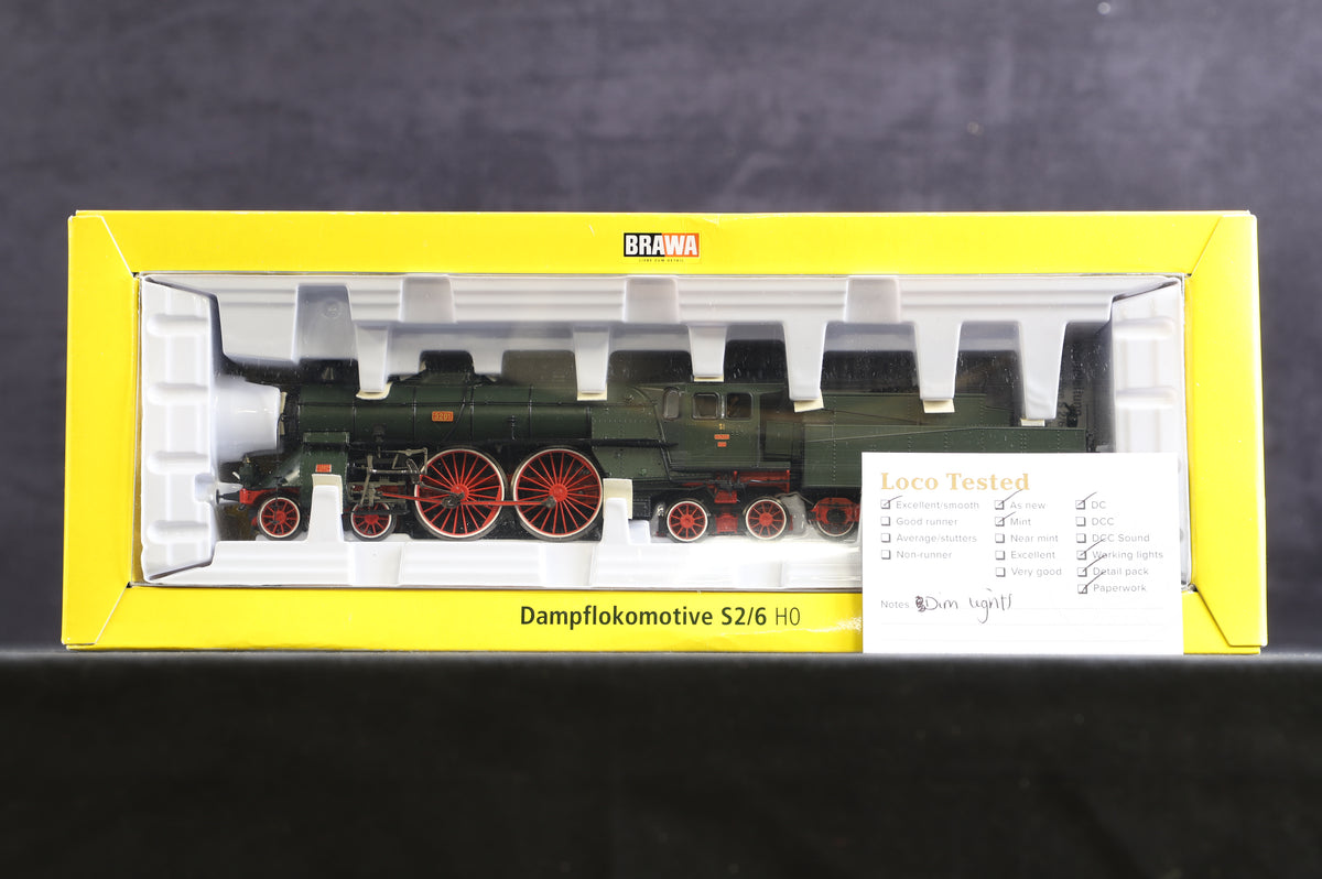 Brawa HO 0650 S 2/6 Steam Loco &#39;3201&#39; Bavarian State Railway