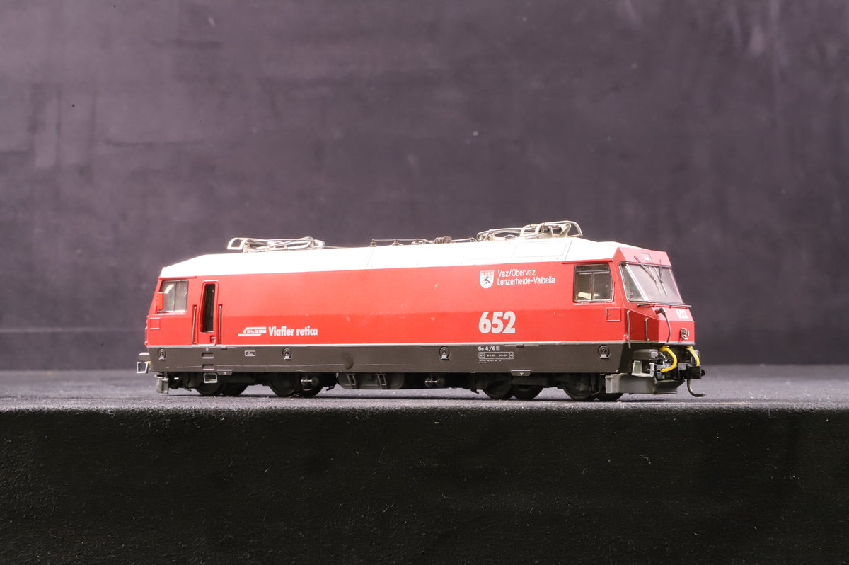 BEMO HOe-HOm 1259102 GE 4/4 III 652 &#39;Vaz/Obervaz Lenzerheide-Valbella&#39; in RHB Livery