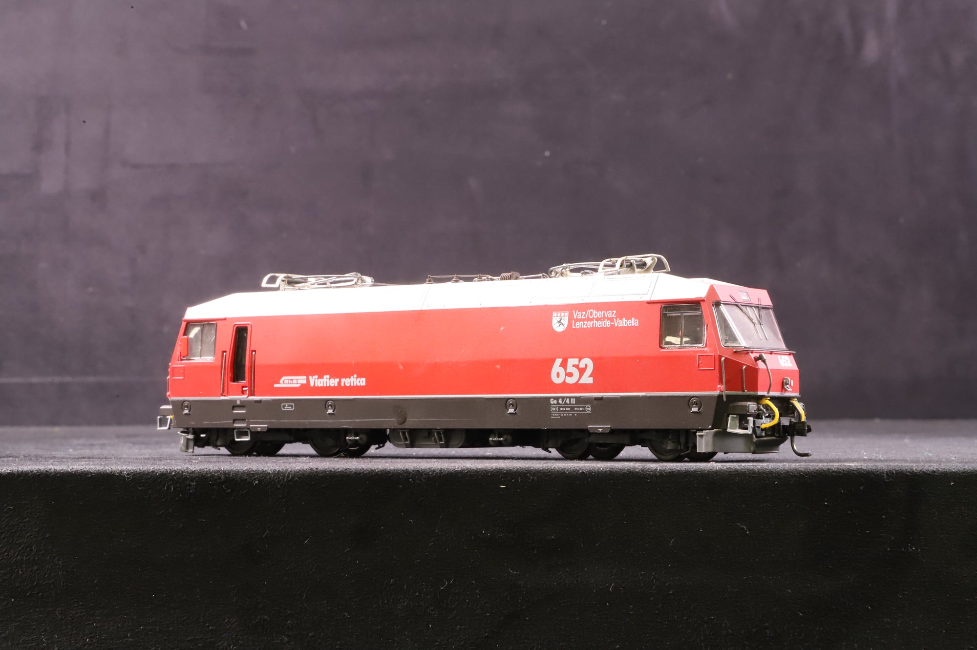 BEMO HOe-HOm 1259102 GE 4/4 III 652 'Vaz/Obervaz Lenzerheide-Valbella' in RHB Livery