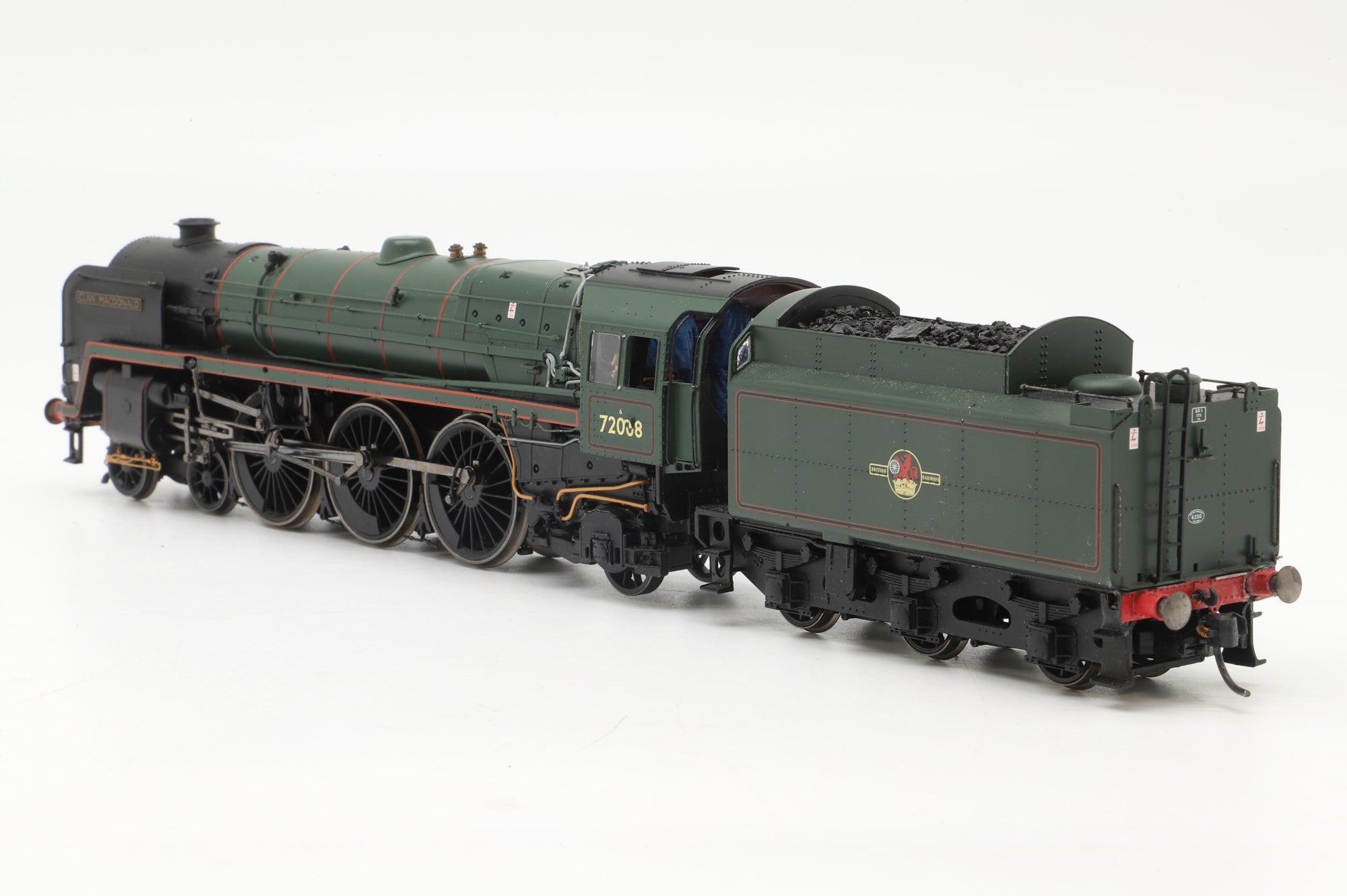 WORKSHOP Hornby OO R2847 Clan Class '72008' 'Clan Macleod' BR Green L/C Non Runner DCC Sound
