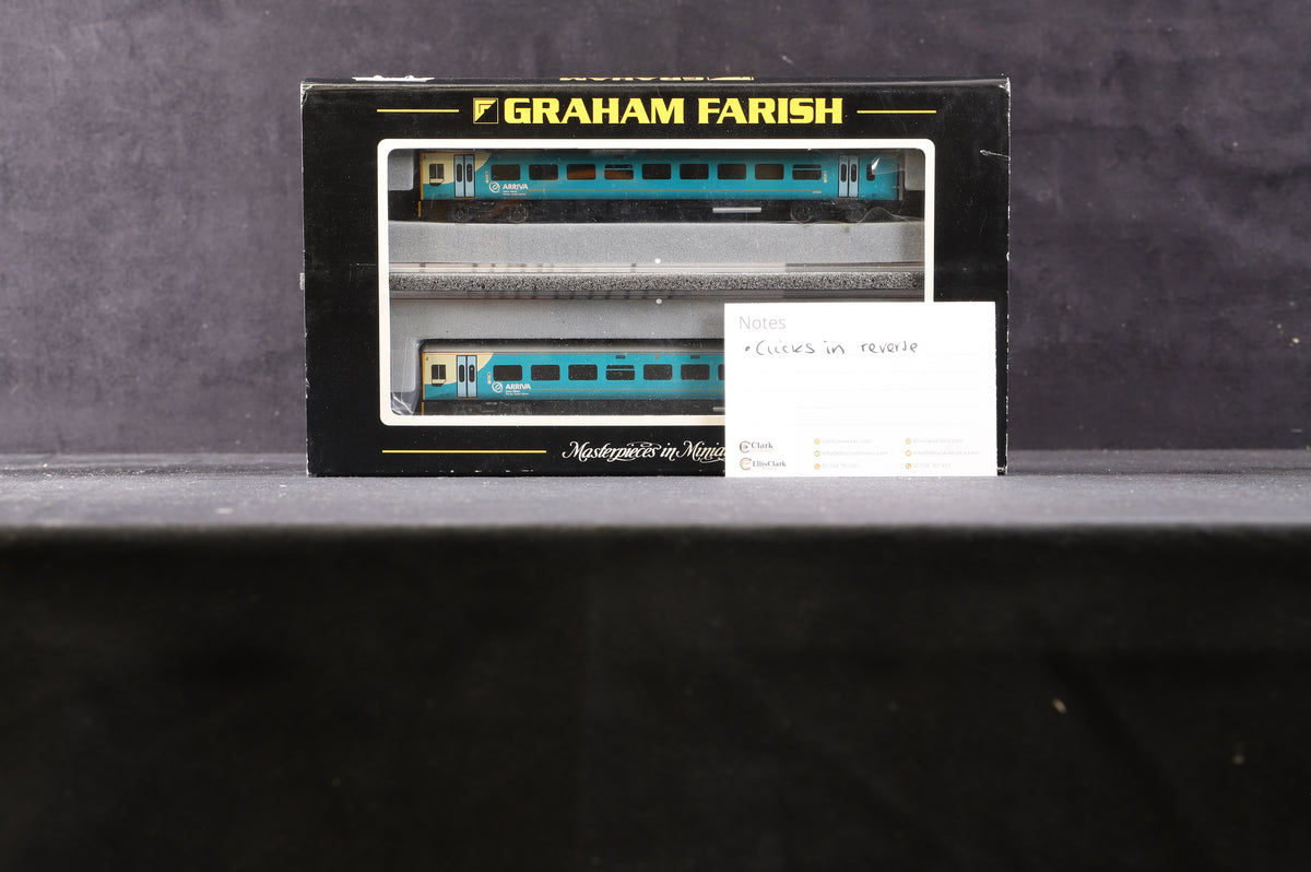 Graham Farish N 371-555 Class 158 2 Car DMU Arriva Trains Wales/Trenau Arriva Cymru &#39;57823&#39;