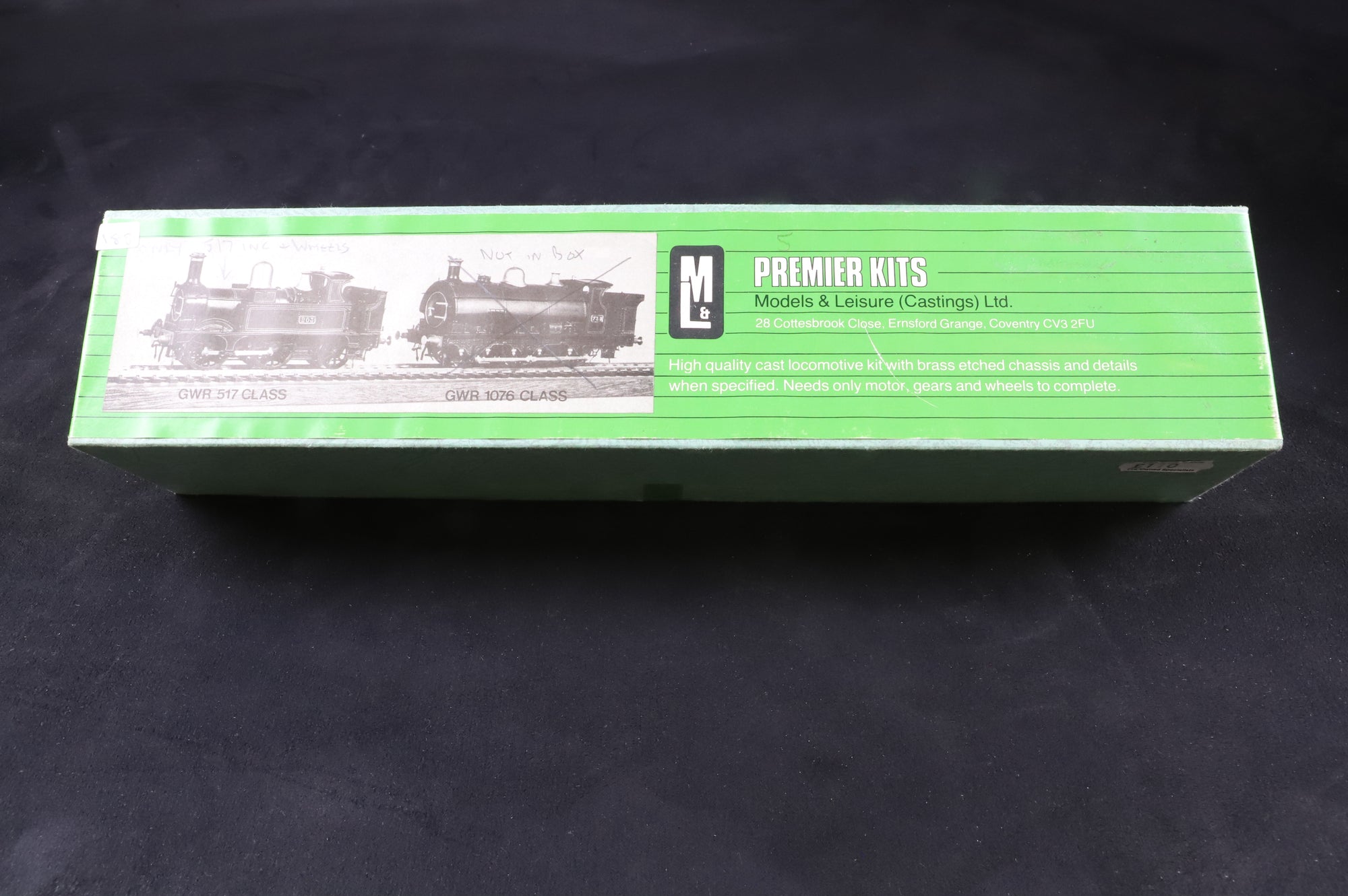 M&L OO PK18 GWR 517 Class Locomotive Cast & Etched Brass Kit