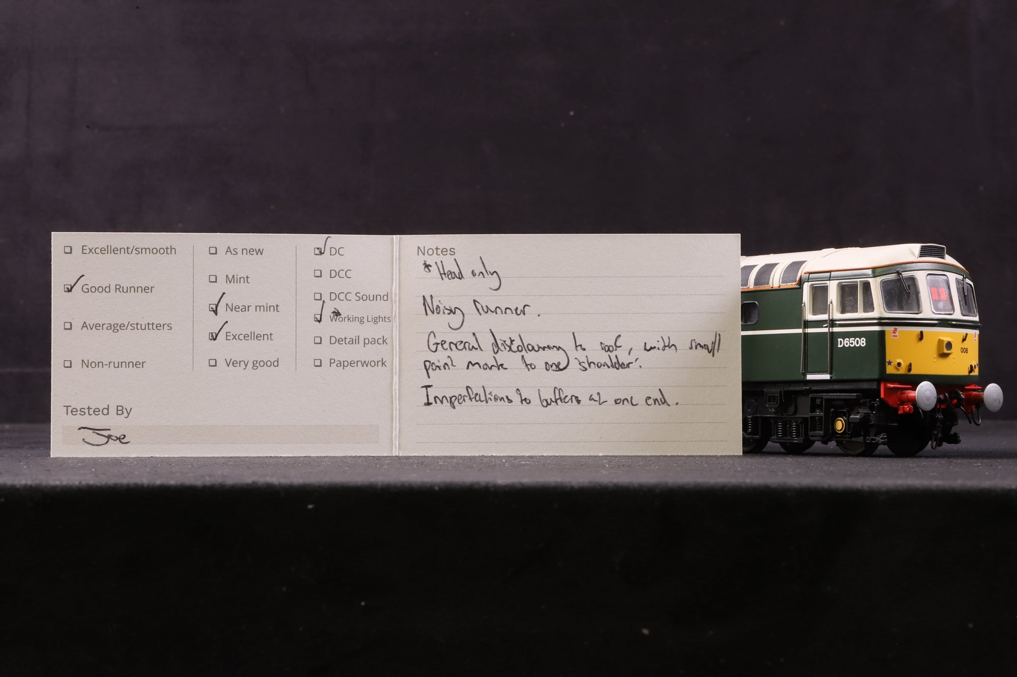 Heljan OO 3301 Class 33/0 Diesel 'Eastleigh' 'D6508' BR Green