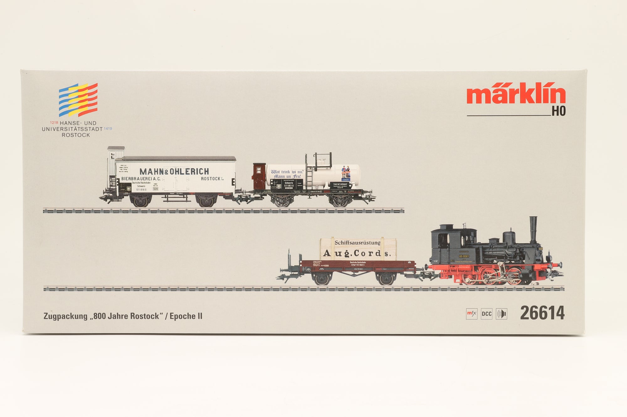 Marklin HO 26614 '800 Years of Rostock' Train Set, 3-Rail, MFX Sound