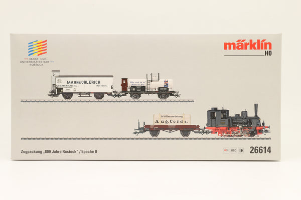 Marklin HO 26614 '800 Years of Rostock' Train Set, 3-Rail, MFX