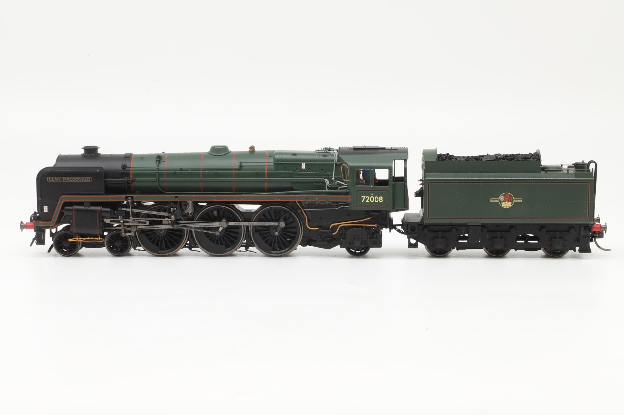 WORKSHOP Hornby OO R2847 Clan Class '72008' 'Clan Macleod' BR Green L/C Non Runner DCC Sound