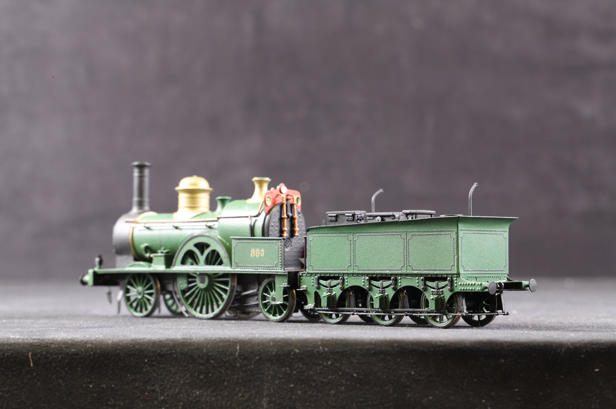 London Road Models P4 Kit Built LNWR Bloomer Class 2-2-2 &#39;893&#39;, DCC Sound