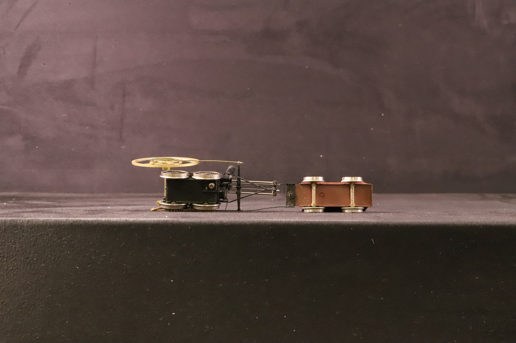 KTM Ho Brass Trevithick's Steam Locomotive in Green