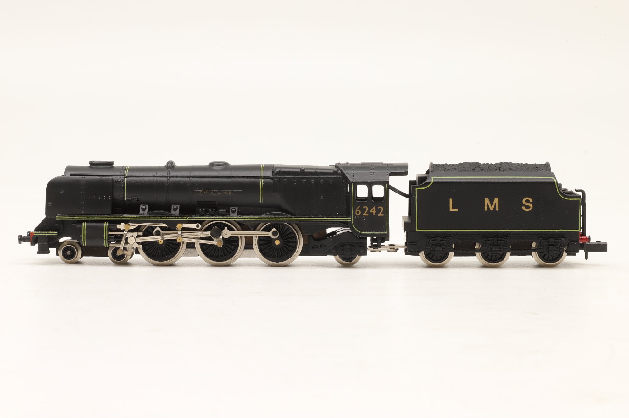 Graham Farish N Princess Coronation Class 6242 'City of Glasgow' in Lined LMS Black