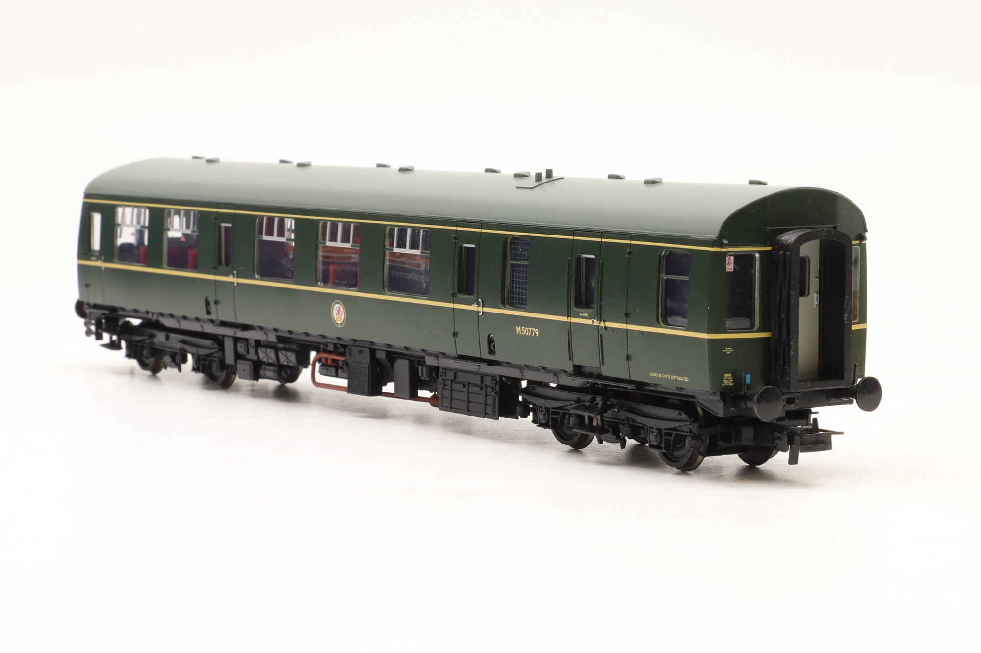 Bachmann OO 31-537 Class 105 DMU Power Twin BR Green Half Yellow Ends