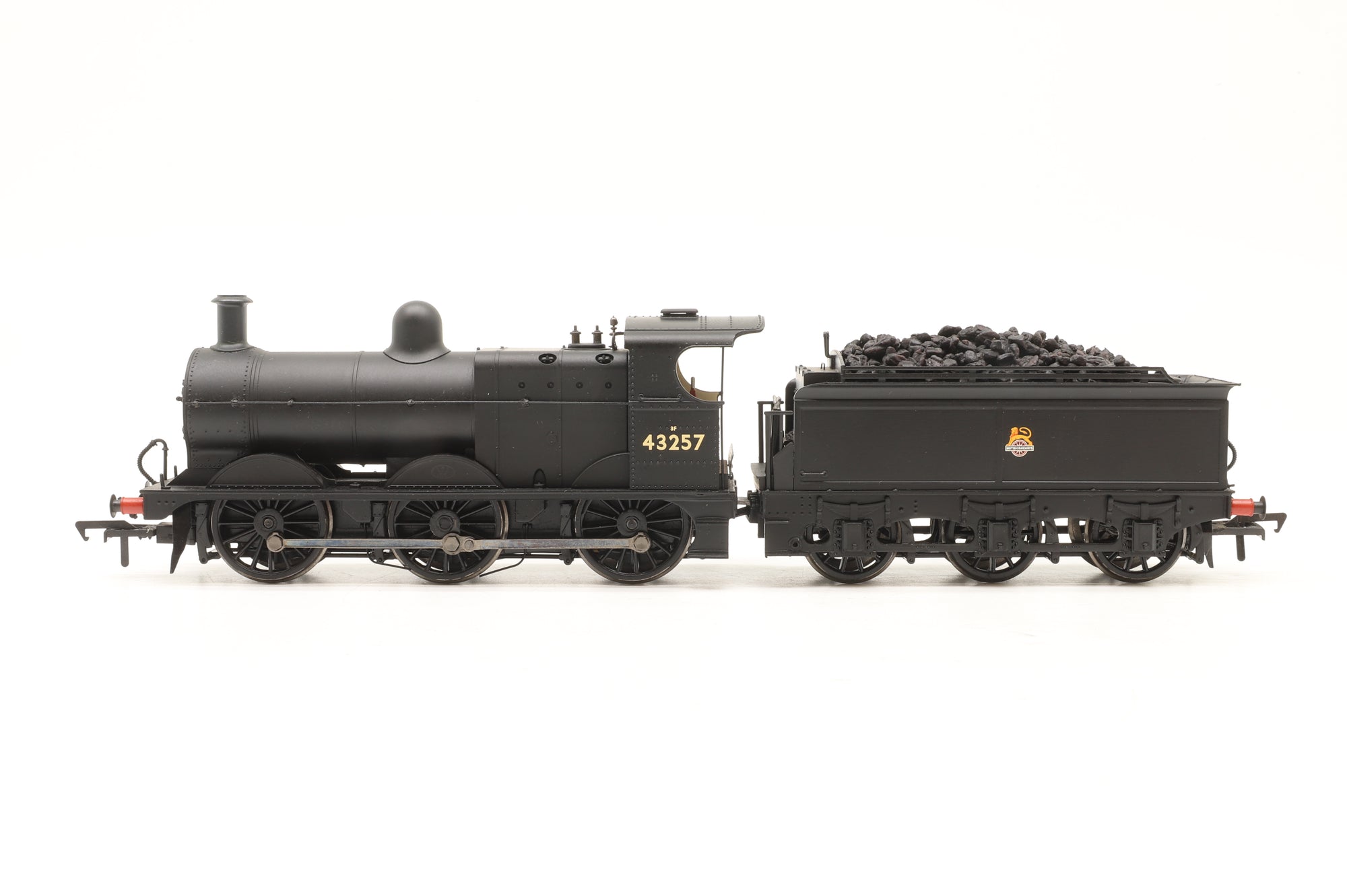 Bachmann OO 31-626A Class 3F No. 43257 BR Black Early Emblem