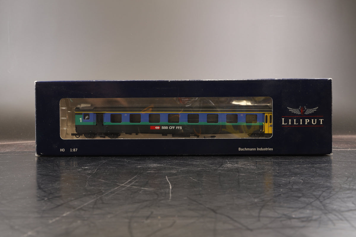 Roco/Liliput HO Rake of 5 Inter-Regio Coaches, Inc. 44495, 3 x 44496 &amp; 1 x L387814