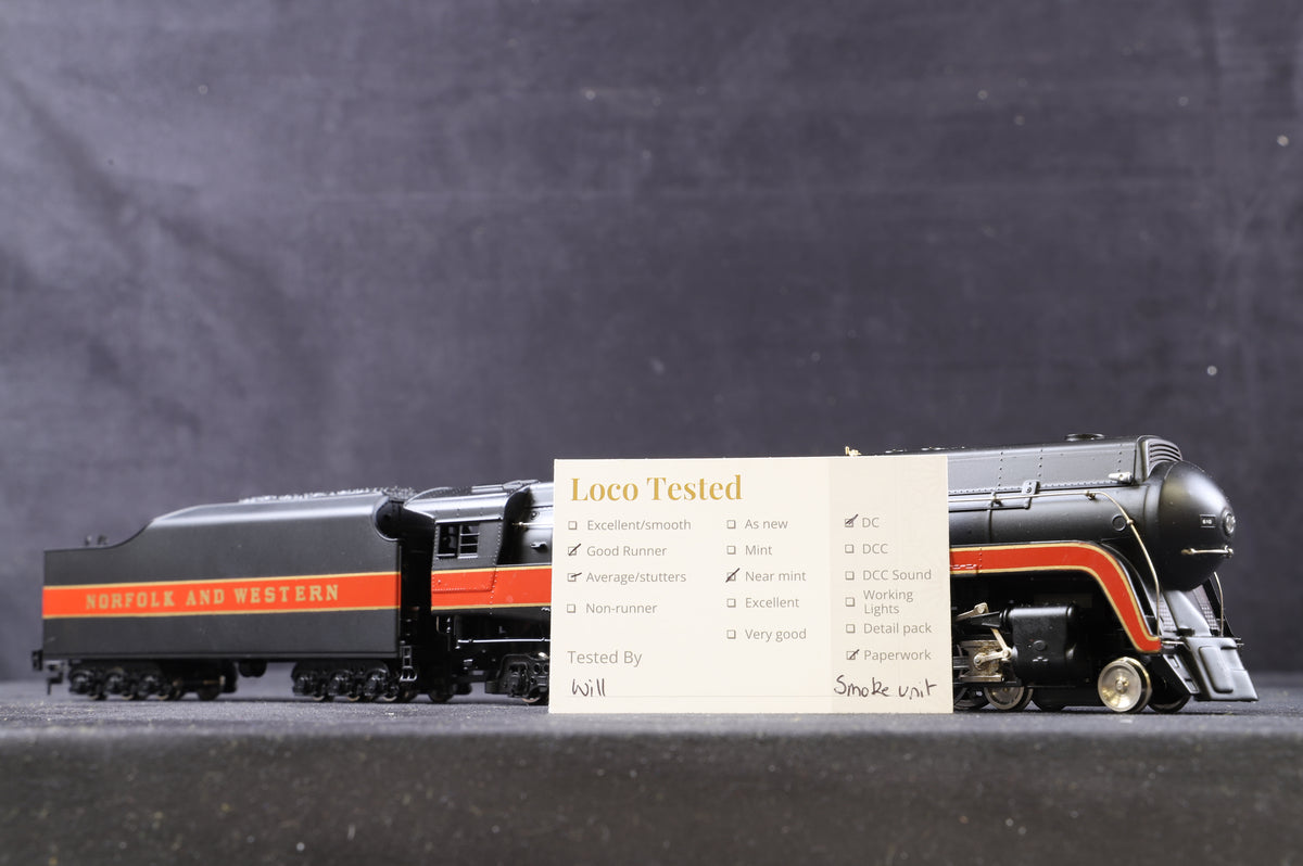 Bachmann OO 41-0658-A4 Norfolk &amp; Western Class J, Smoke Unit