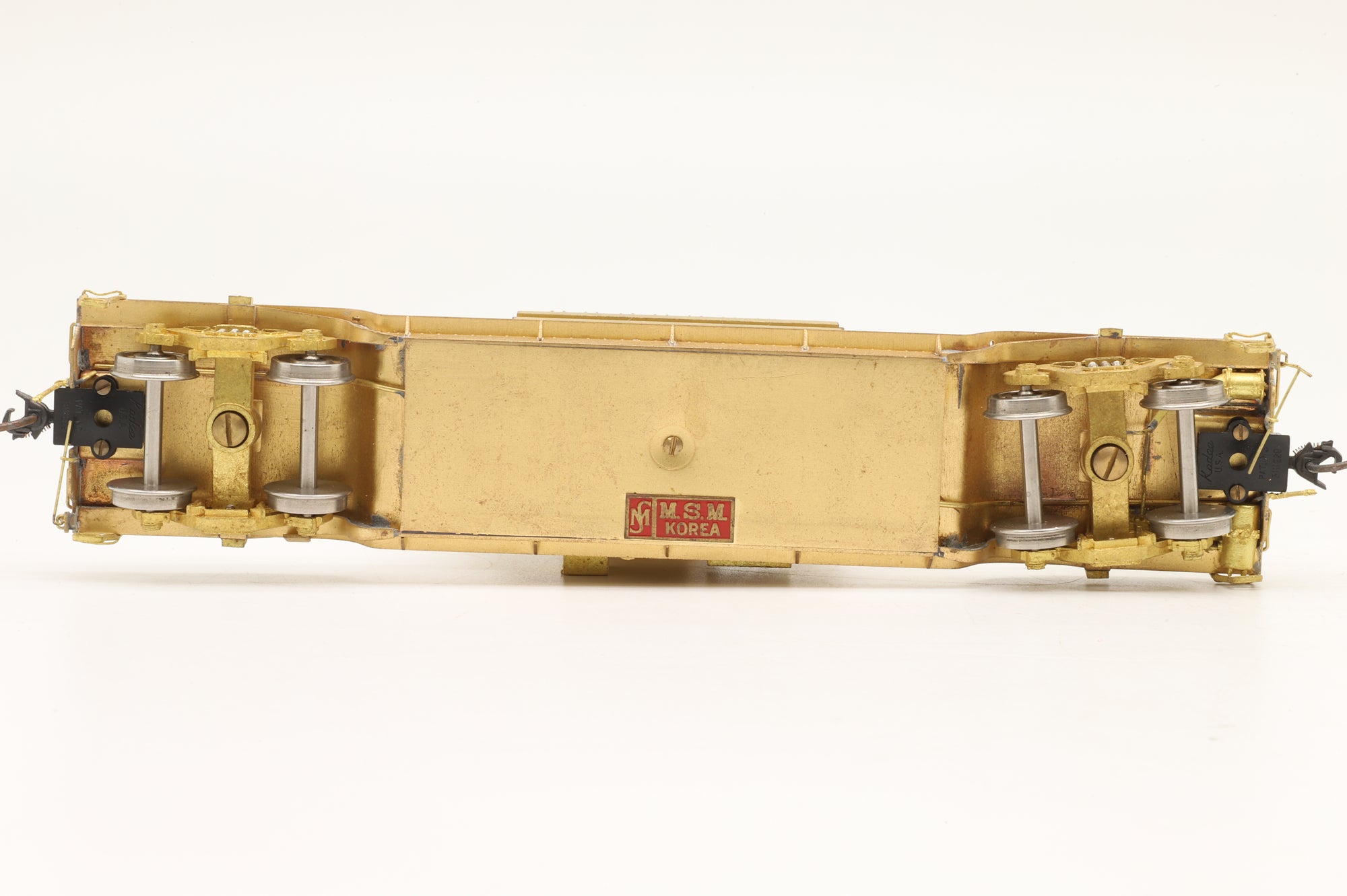 Overland Models Inc. HO Brass OMI-1347 Centre Flat Car W/ Transformer Load Unpainted