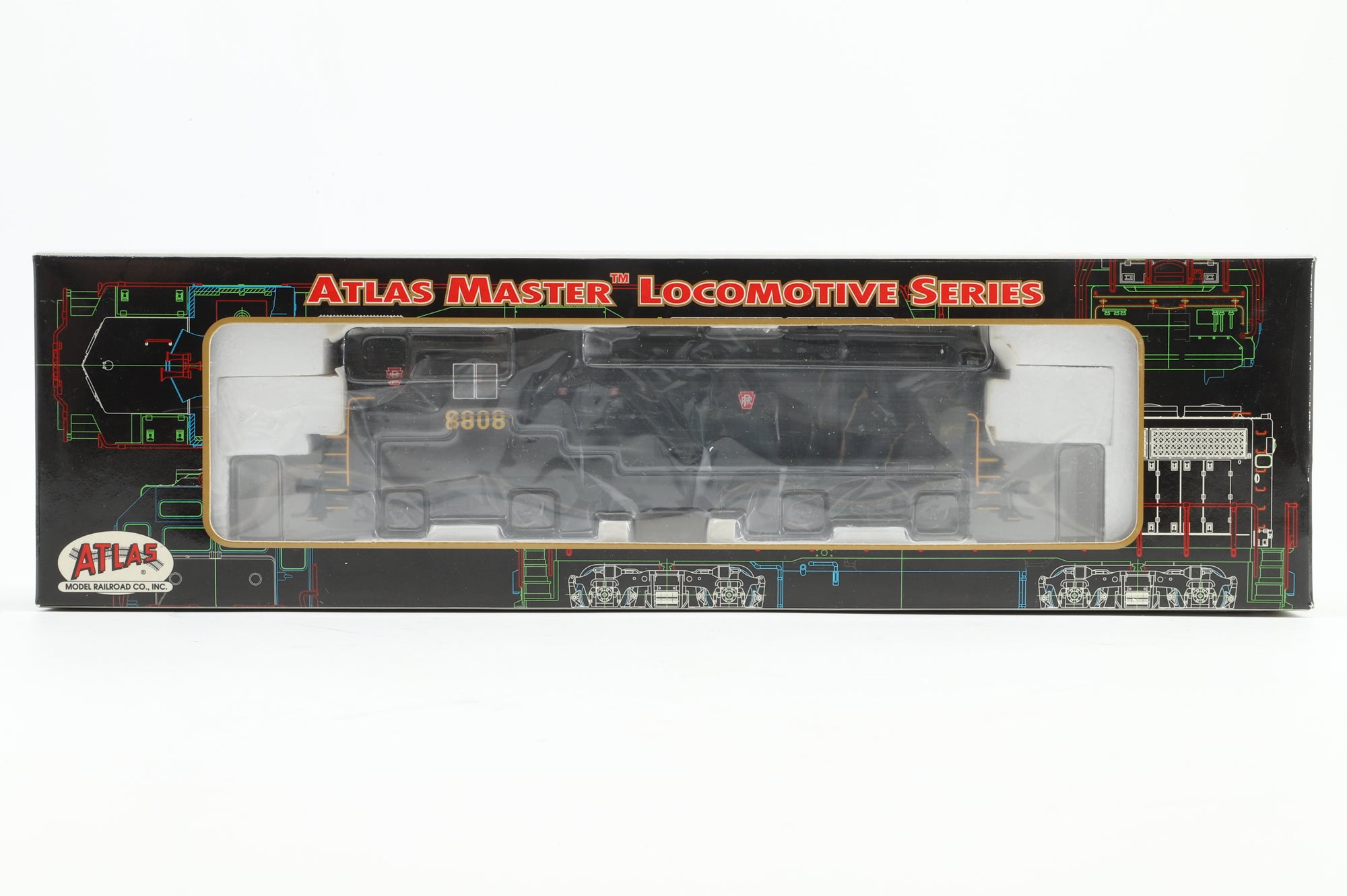 Atlas HO #9570 H16-44 Pennsylvania Road '8808', DCC Fitted