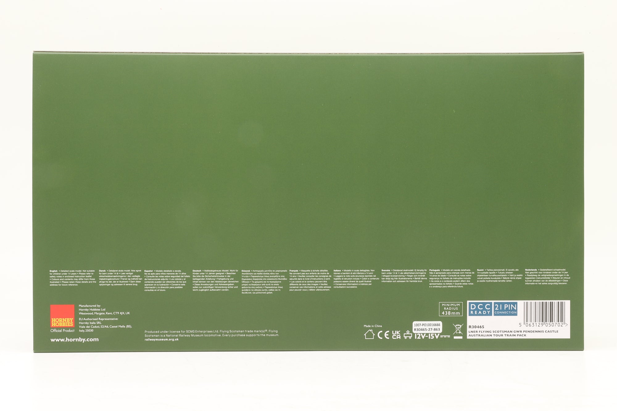 Hornby OO R30465 LNER '4472' 'Flying Scotsman' & GWR '4079' 'Pendennis Castle' Australian Tour Train Pack