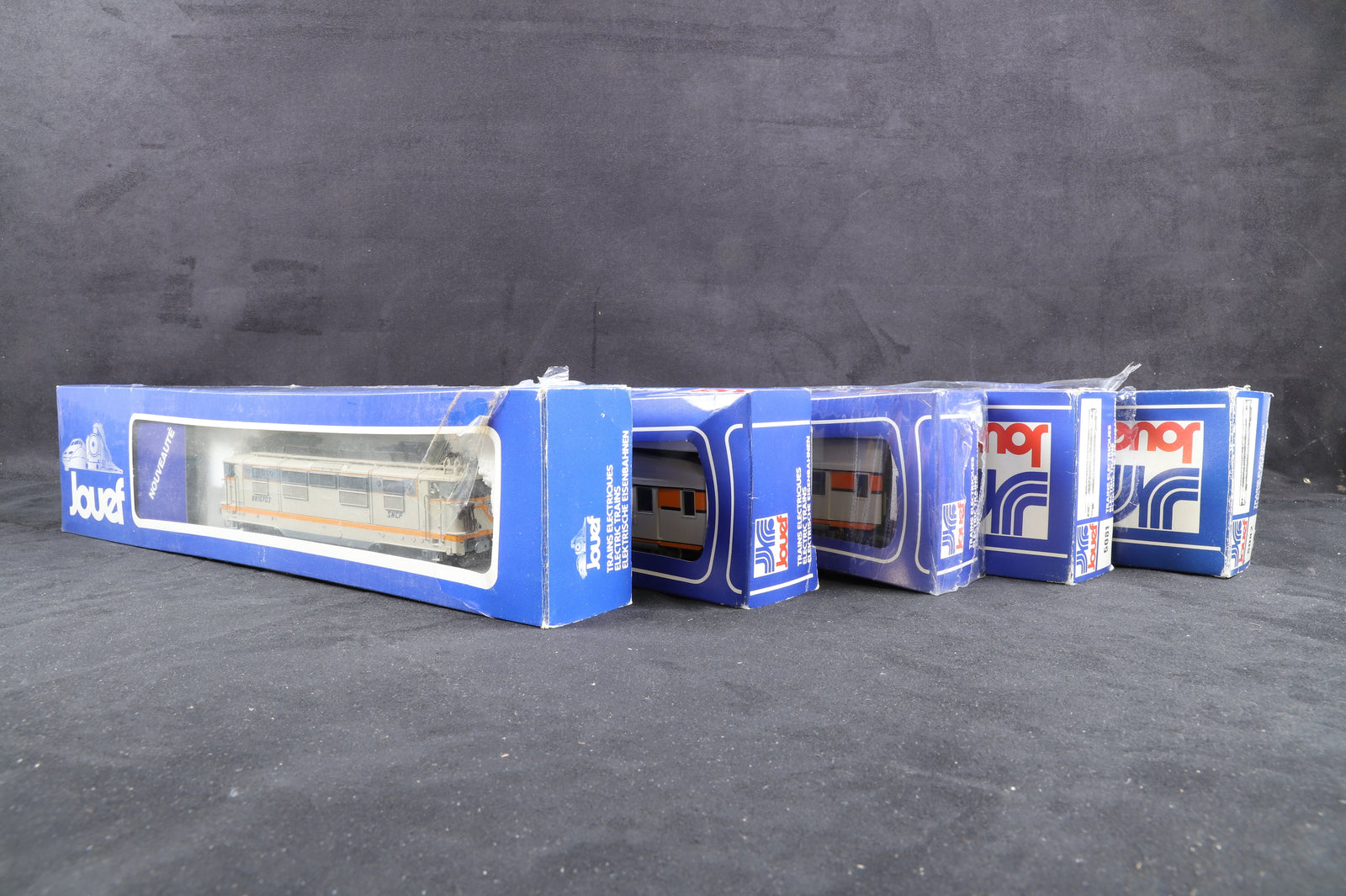 Jouef France HO 1:87 French SNCF TGV HIGH SPEED 4-Piece MULTIPLE UNIT  MIB`78 TOP