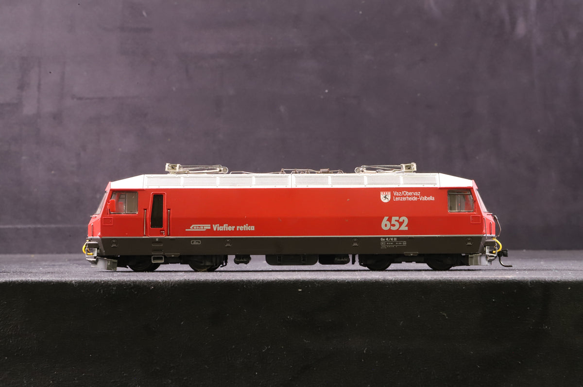 BEMO HOe-HOm 1259102 GE 4/4 III 652 &#39;Vaz/Obervaz Lenzerheide-Valbella&#39; in RHB Livery