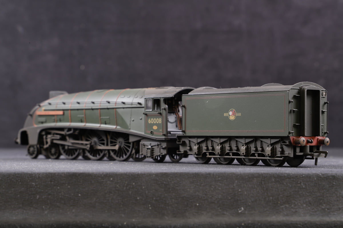 Bachmann OO 31-966 Class A4 &#39;60008&#39; &#39;Dwight D. Eisenhower&#39; BR Green L/C TMC Weathered