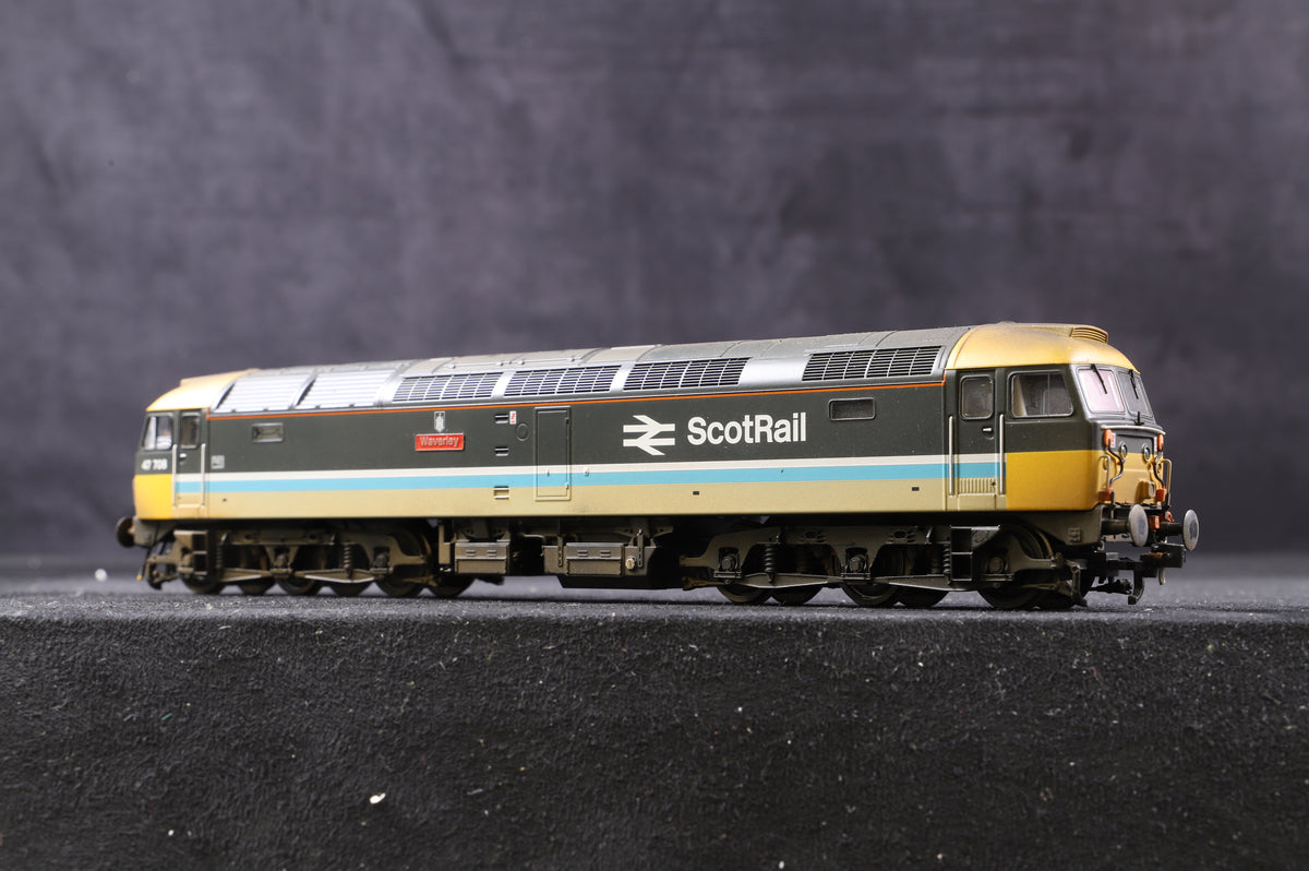 Bachmann OO 31-653Y Class 47/7 &#39;47708&#39; &#39;Waverley&#39; BR Scotrail Excl. Amrss Ltd Ed 249/ 512 Weathered