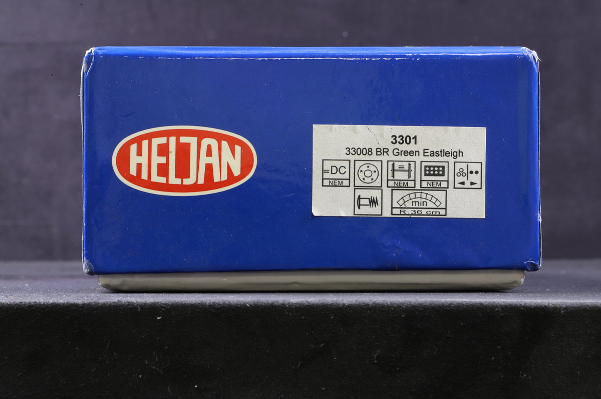 Heljan OO 3301 Class 33/0 Diesel &#39;Eastleigh&#39; &#39;D6508&#39; BR Green