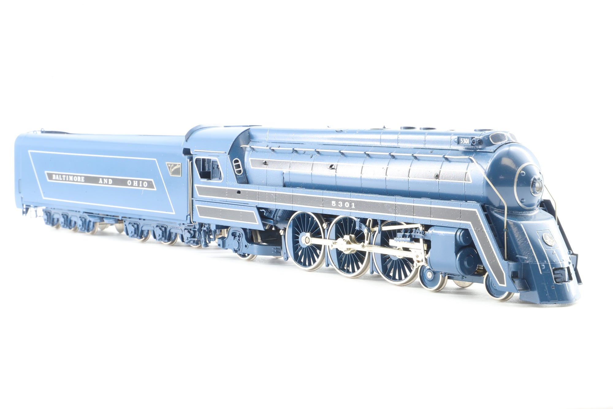 Key Imports HO Brass CS#37 Steam Loco B&O Class P7D 4-6-2 'Cincinnatian' Streamlined w/ Spokes