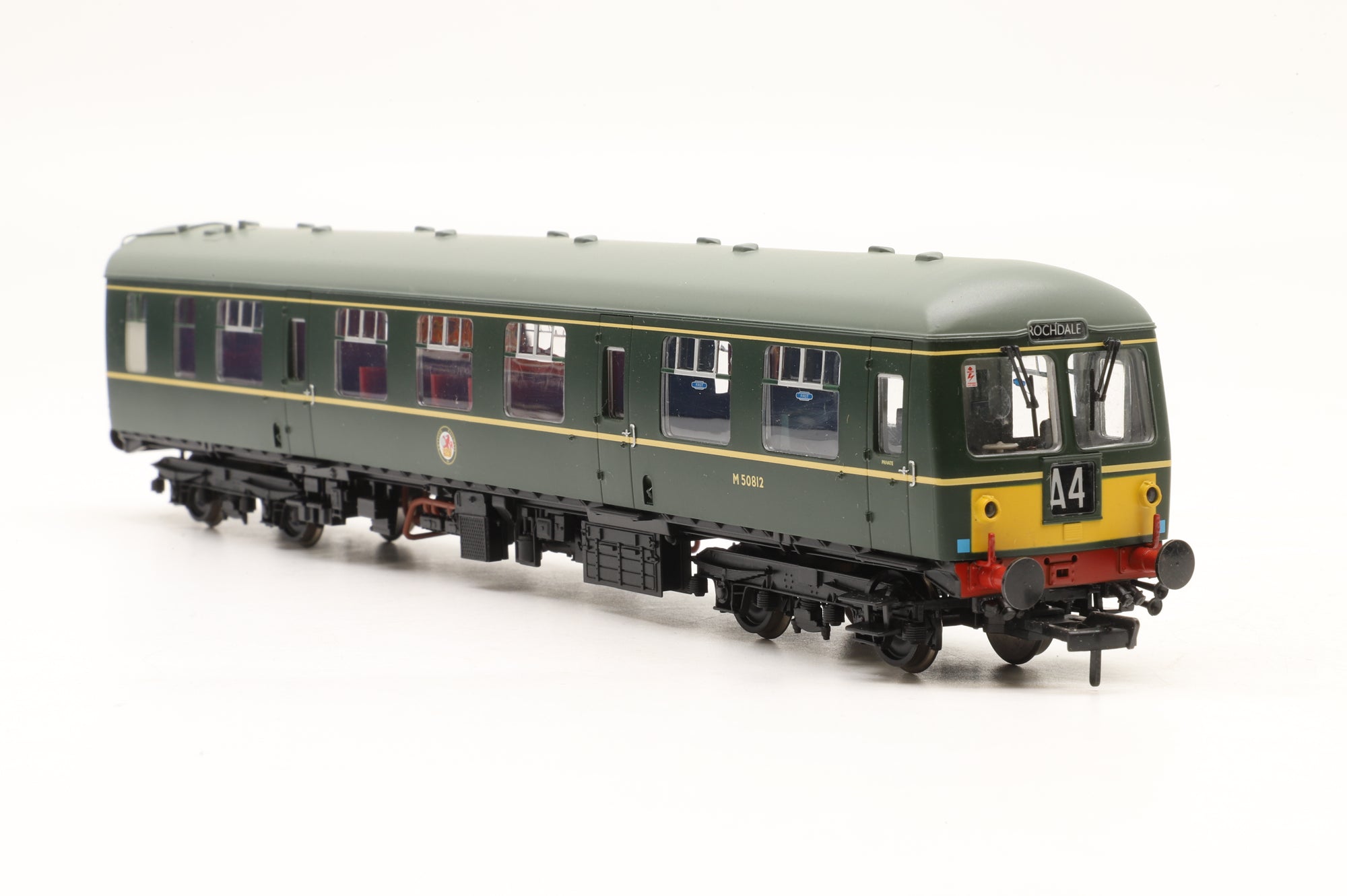 Bachmann OO 31-537 Class 105 DMU Power Twin BR Green Half Yellow Ends