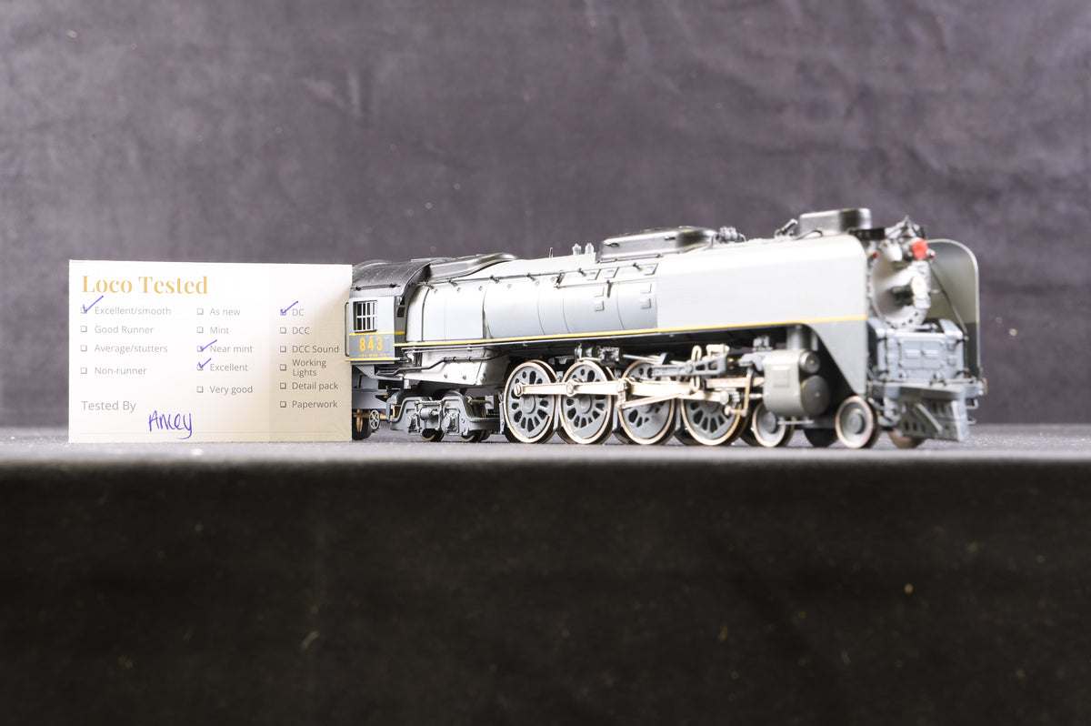 Westside Model Company HO FEF-3 4-8-4 Union Pacific &#39;843&#39; Steam Locomotive