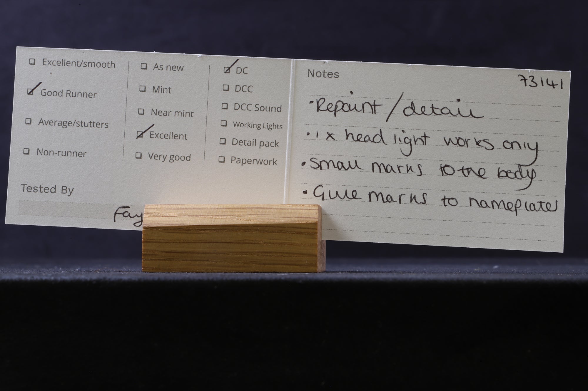 Hornby OO Class 73 '73141' Network Rail Repainted & Detailed