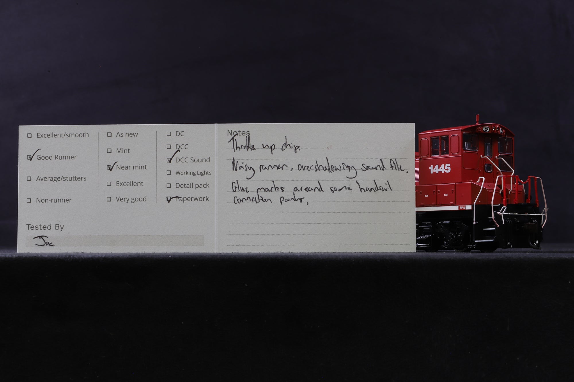 Genesis HO G66185 MP15-AC No.1445 in Canadian Pacific Livery - DCC Sound