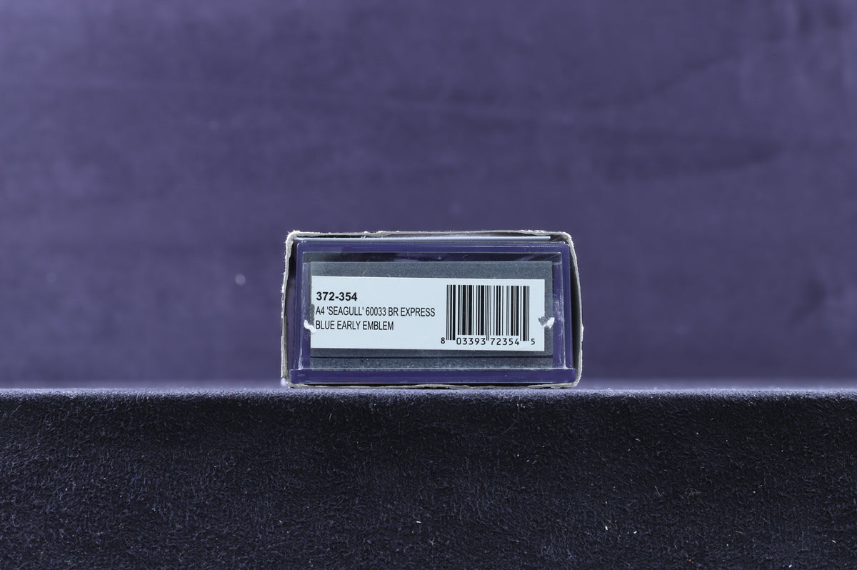 Graham Farish N 372-354 Class A4 4-6-2 &#39;60033&#39; &#39;Seagull&#39; BR Express Blue E/C