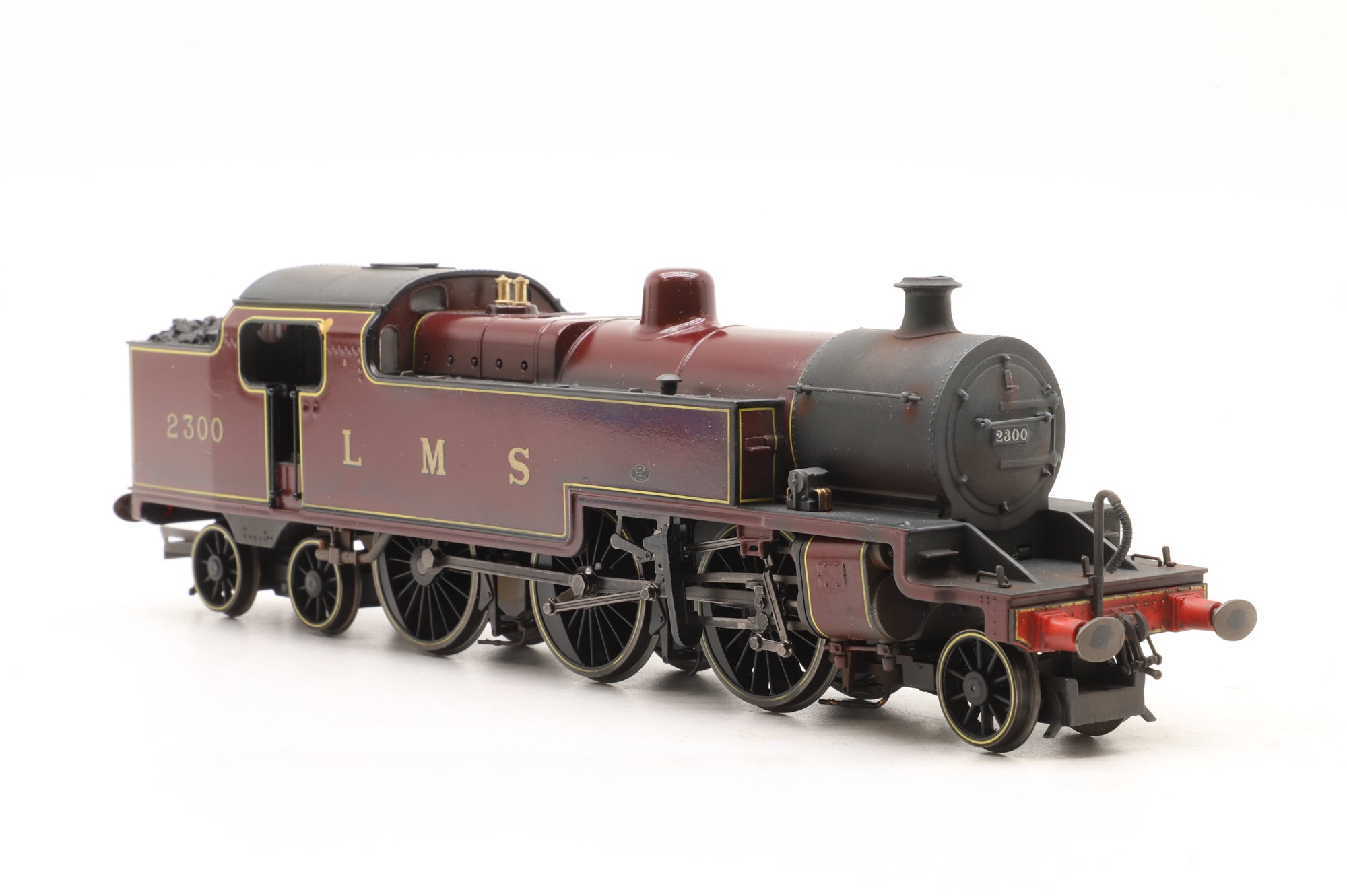 Hornby OO R30271 Fowler Class 2P '2300' LMS Crimson Weathered/Glossed Ltd Ed 116/500 DCC Fitted