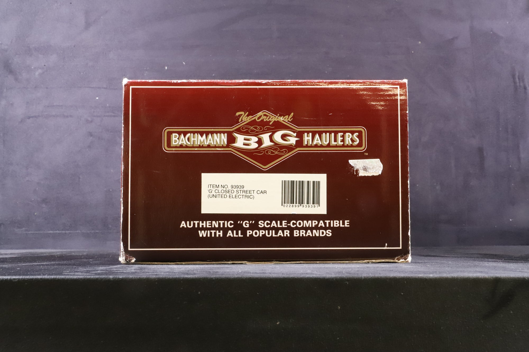 Bachmann Big Haulers G 93939 Closed Street Car 'United Electric'