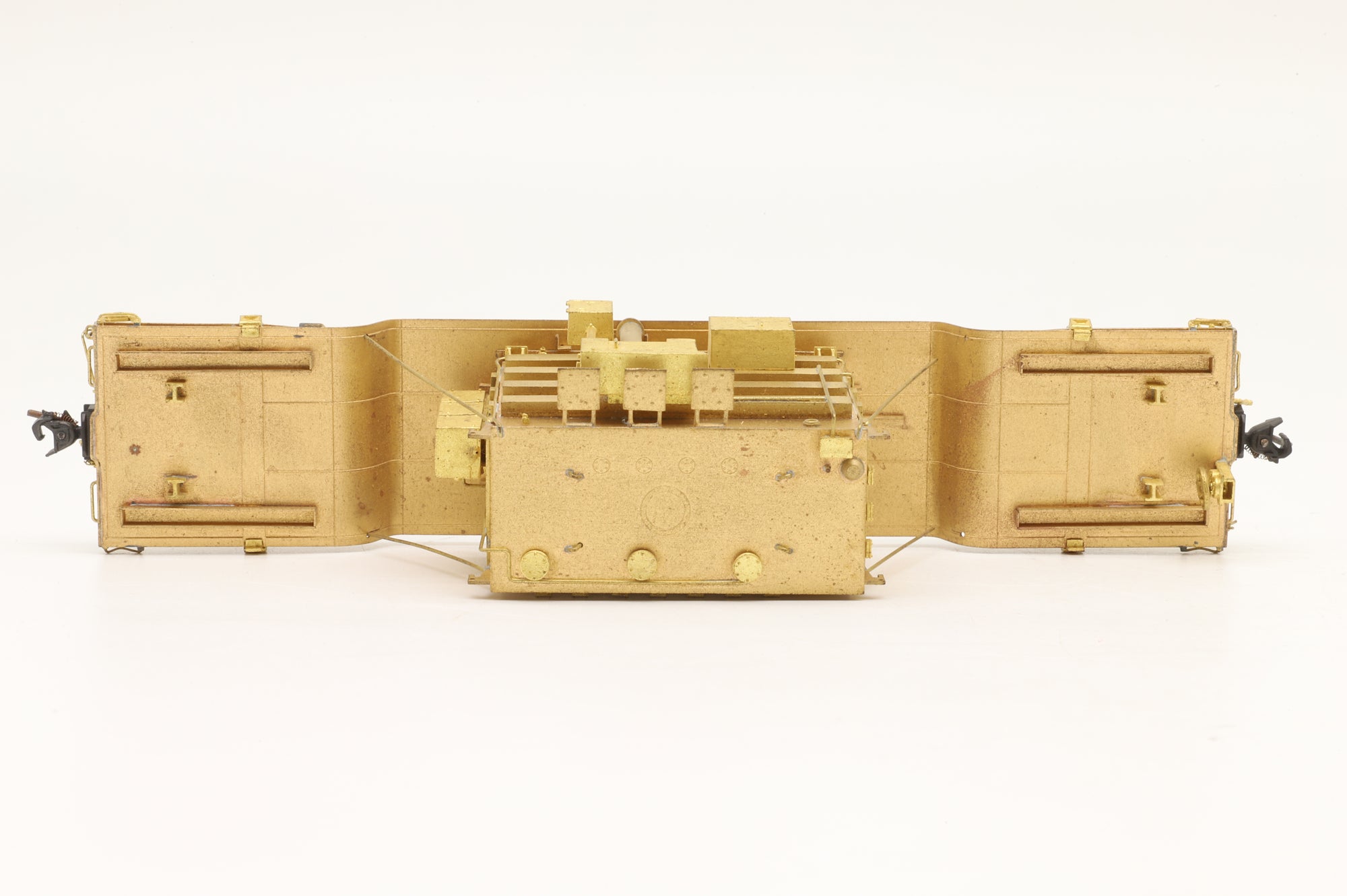 Overland Models Inc. HO Brass OMI-1347 Centre Flat Car W/ Transformer Load Unpainted
