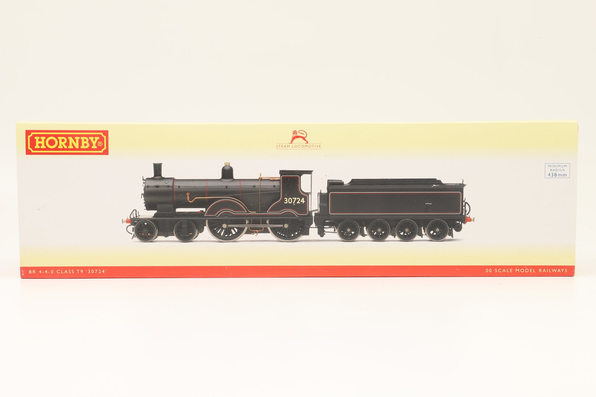 Hornby OO R2712X Class T9 30724 in Lined BR Black w/o Crests