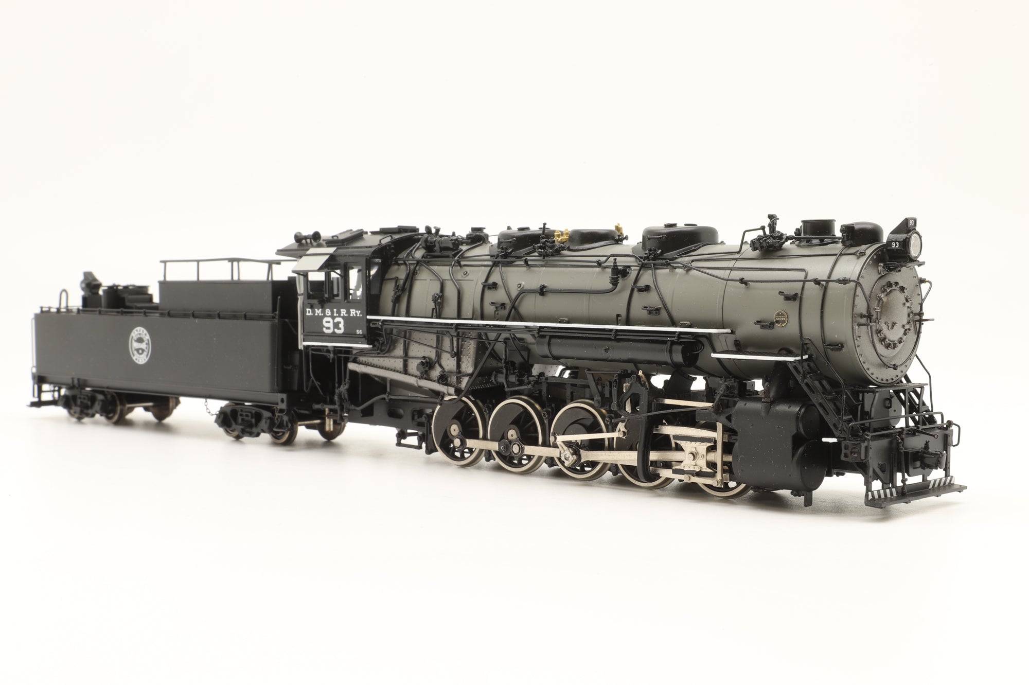 Iron Horse Models HO Brass 18090-2 S-6 0-10-0 #93 in DMIR Black/Grey
