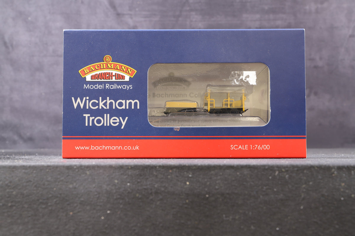 Bachmann OO 32-992 Wickham Trolley Car BR Engineers Yellow