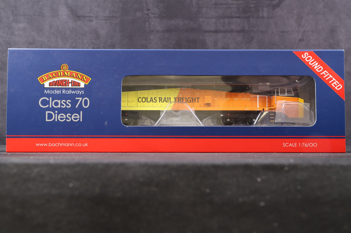 Bachmann OO 31-591ASF Class 70 &#39;70811&#39; Colas Rail Freight, DCC Sound