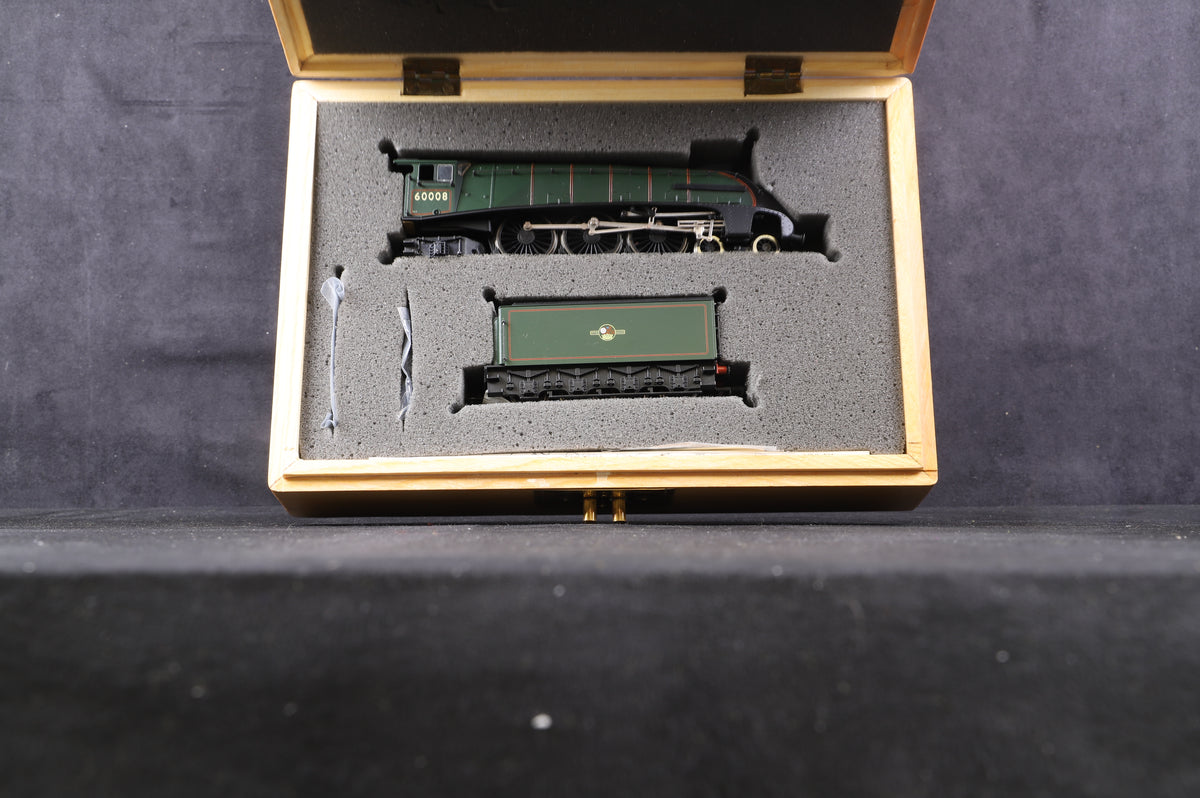 Bachmann OO 31-953 Class A4 Locomotive &#39;60008&#39; &#39;DWIGHT D EISENHOWER&#39; BR Green L/C Ltd Ed 197/ 250