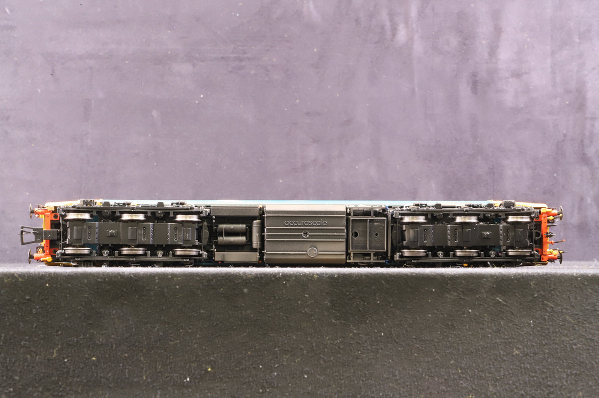Accurascale OO ACC2213 Class 50 &#39;50014&#39; &#39;Warspite&#39; BR Large Logo Black Roof Weathered DCC Sound
