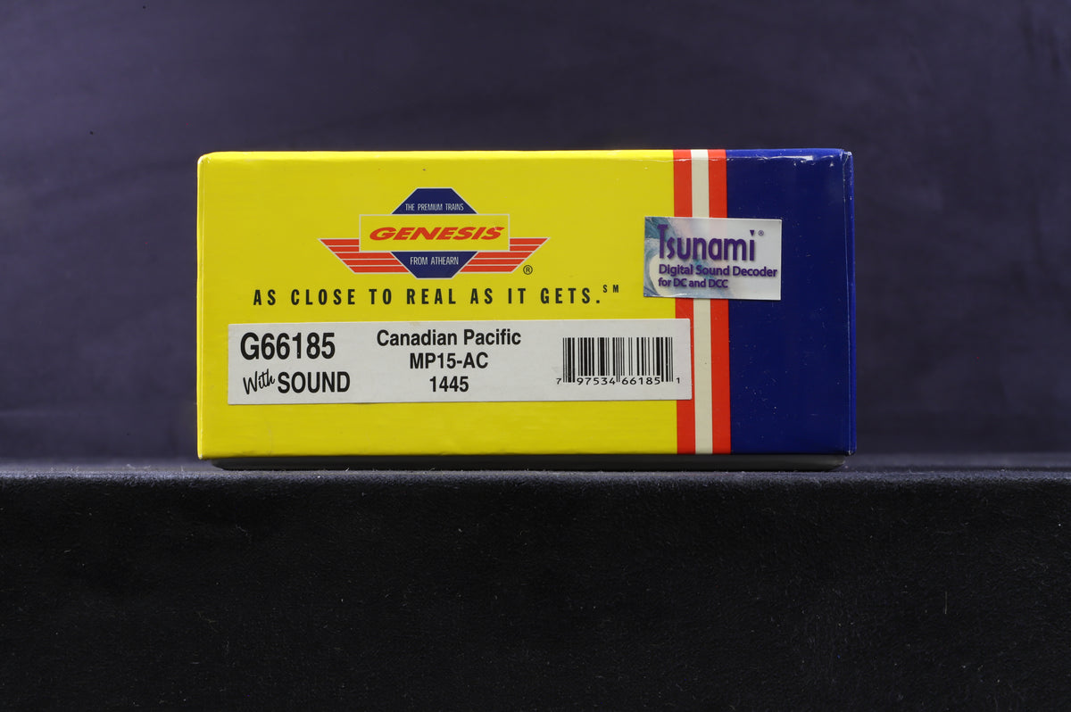 Genesis HO G66185 MP15-AC No.1445 in Canadian Pacific Livery - DCC Sound