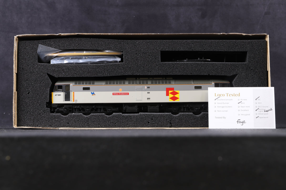Heljan OO 4804 Class 47/3 47361 &quot;Wilton Endeavour&quot; in Railfreight Distribution livery