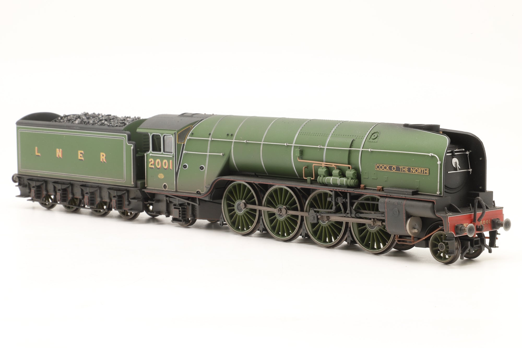 Hornby OO Class P2 LNER Green '2001' 'Cock O The North' Weathered DCC Sound