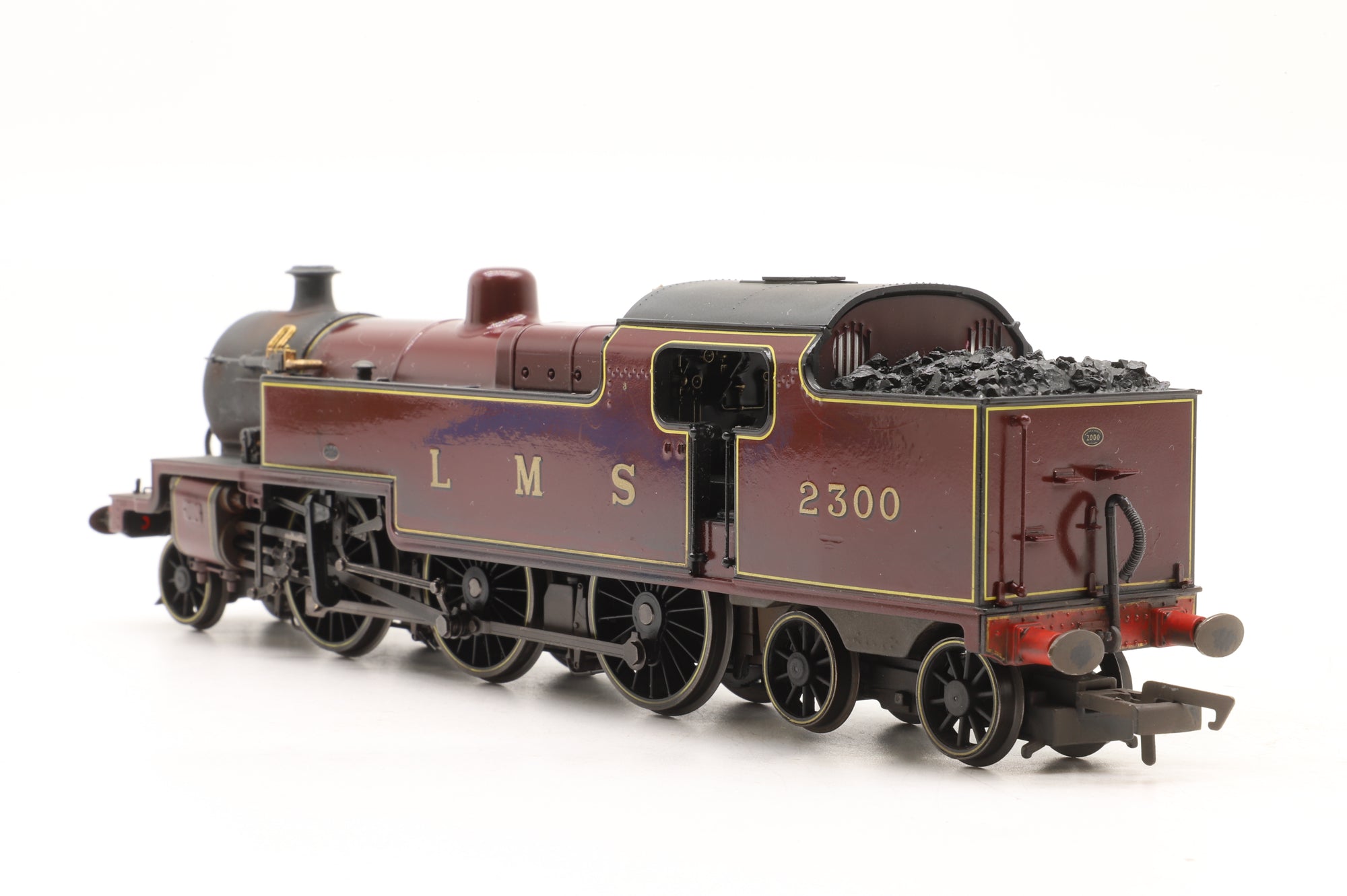 Hornby OO R30271 Fowler Class 2P '2300' LMS Crimson Weathered/Glossed Ltd Ed 116/500 DCC Fitted