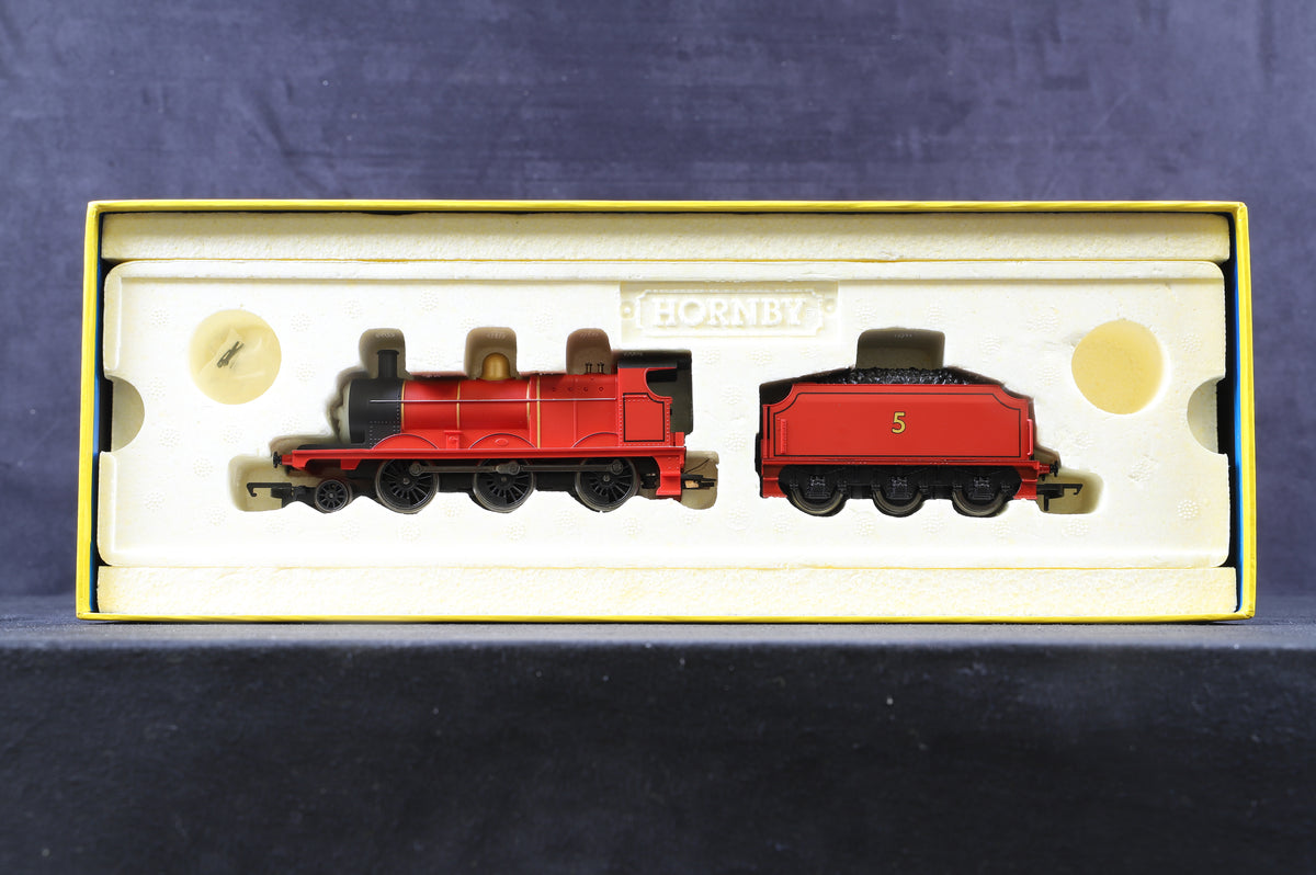 Hornby OO R9687 &#39;James&#39; The Red Engine, The Royal Mail Thomas &amp; Friends Stamp Collection, Ltd. Ed. 589/1000