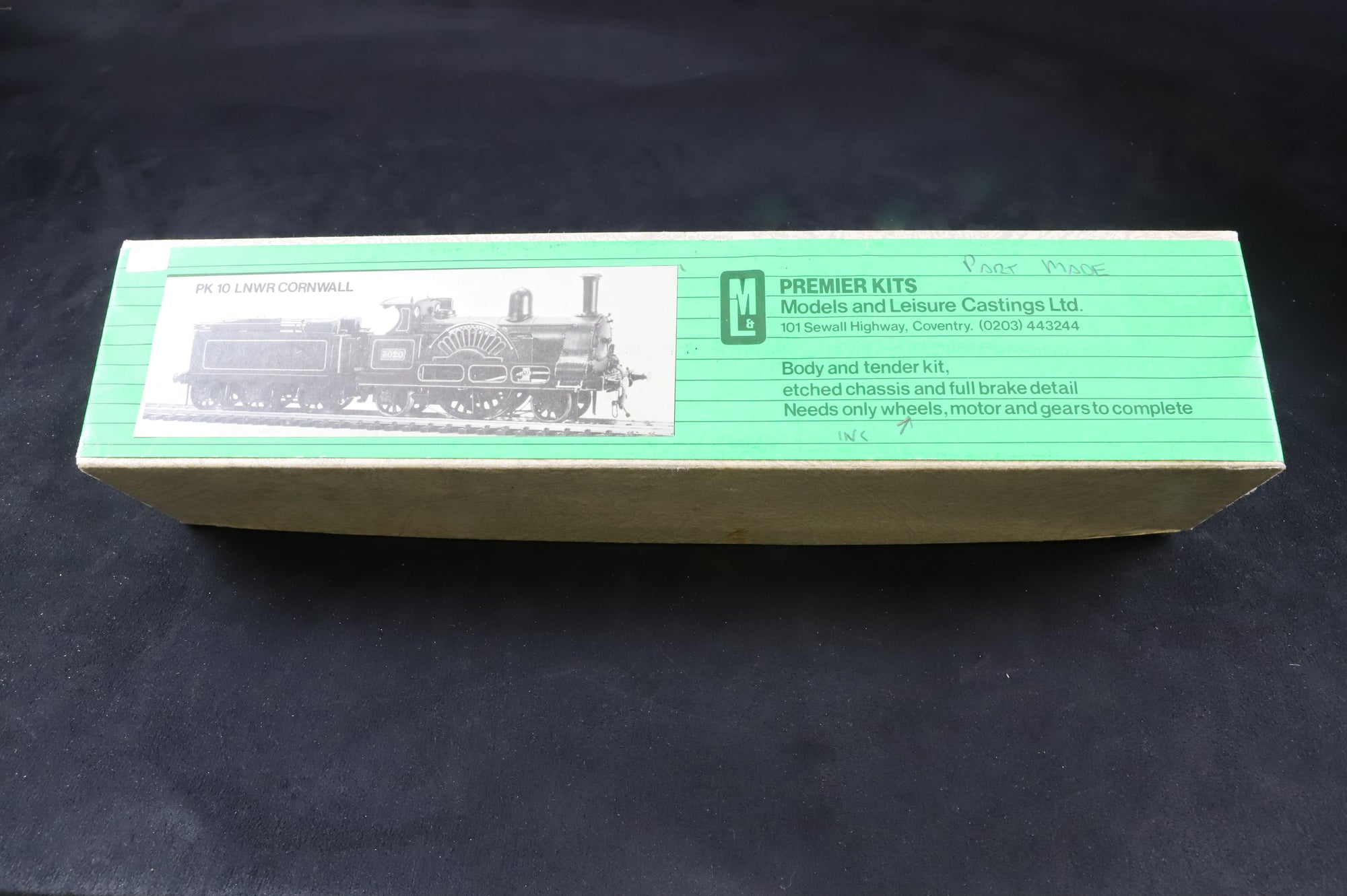 M&L OO PK10 LNWR Cornwall Locomotive Cast & Etched Brass Kit