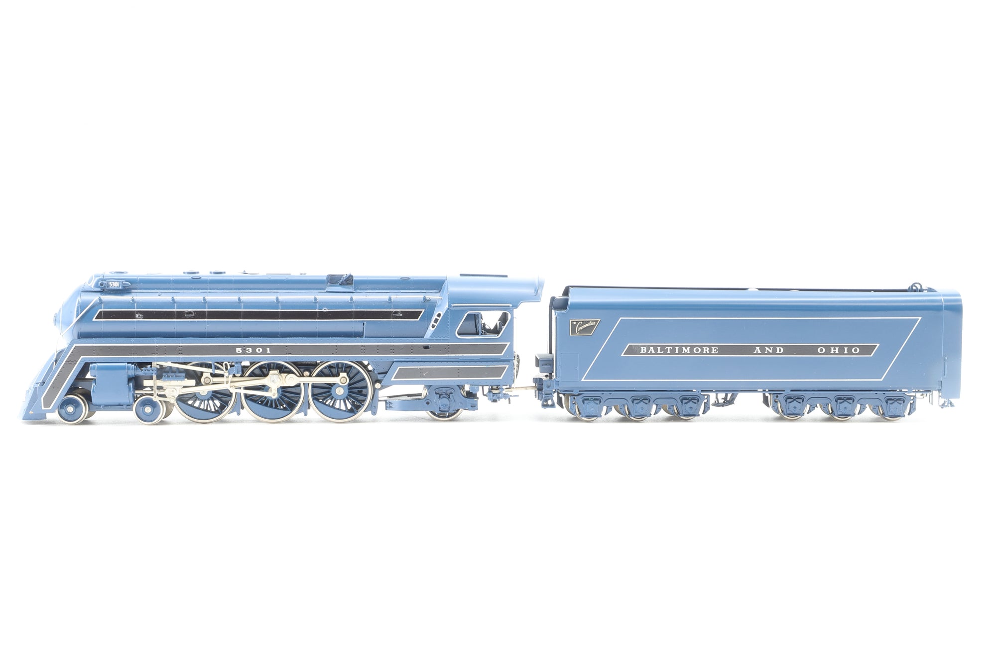 Key Imports HO Brass CS#37 Steam Loco B&O Class P7D 4-6-2 'Cincinnatian' Streamlined w/ Spokes