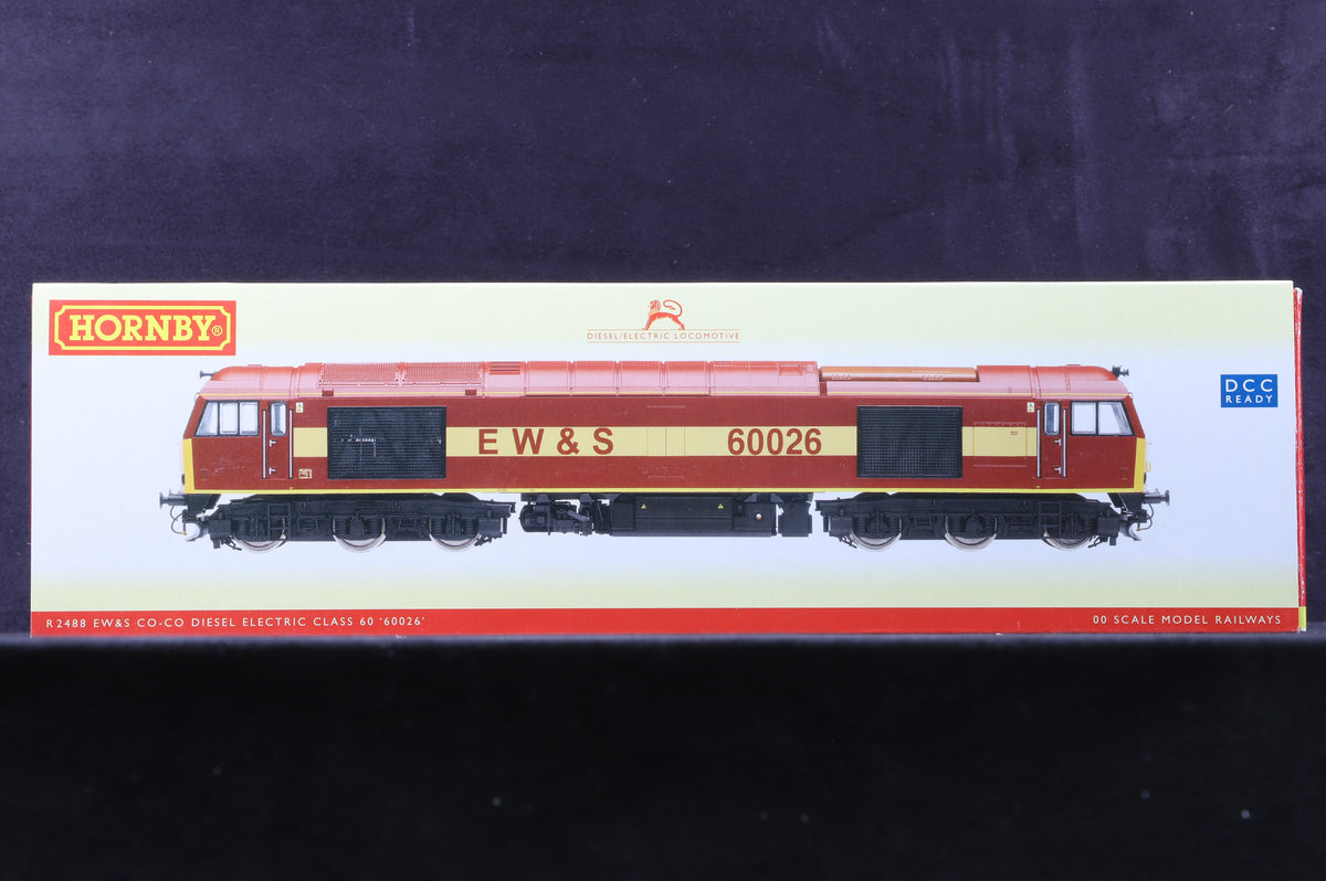 Hornby OO R2488 Class 60 &#39;60026&#39; Co-Co Diesel Electric EWS